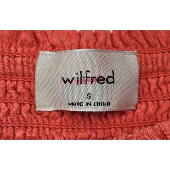 Women's - Aritzia Wilfred Pandora Smocked Blouse, Size Small - Picture 5 of 7